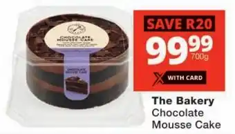 Checkers The Bakery Chocolate Mousse Cake offer