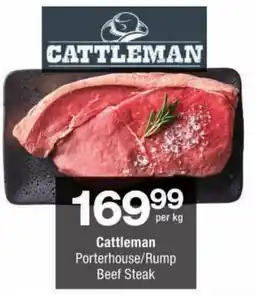 Checkers Cattleman Porterhouse/ Rump Beef Steak offer