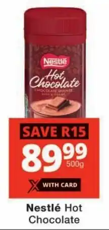 Checkers Nestlé Hot Chocolate offer