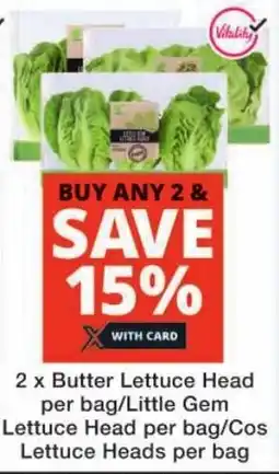 Checkers Lettuce Head/ Little Gem Lettuce Head/ Cos Lettuce Heads offer
