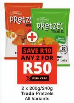 Checkers Truda Pretzels All Variants offer