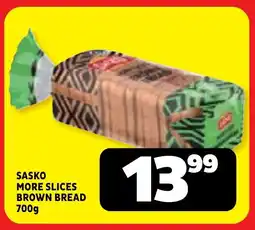 Usave Sasko more slices brown bread offer
