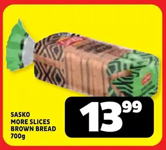 Usave Sasko more slices brown bread offer