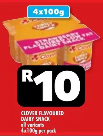 Usave Clover flavoured dairy snack offer