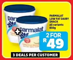 Usave Parmalat low fat dairy snack offer