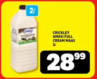 Usave Crickley amasi full cream maas offer