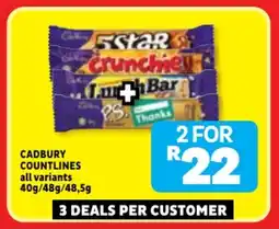 Usave Cadbury countlines offer