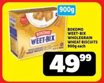 Usave Bokomo weet-bix wholegrain wheat biscuits offer