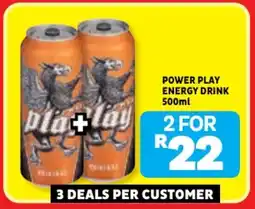 Usave Power play energy drink offer