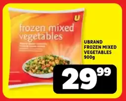 Usave Ubrand frozen mixed vegetables offer