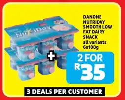 Usave Danone nutriday smooth low fat dairy snack offer