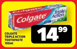 Usave Colgate triple action toothpaste offer