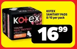Usave Kotex sanitary pads offer