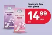 PEP Essentials Care Pantyliners-20's Each offer