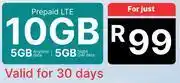 PEP Vodacom Prepaid LTE 10GB offer