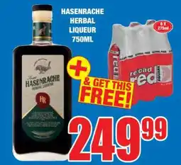 Boxer HASENRACHE HERBAL LIQUEUR 750ML offer