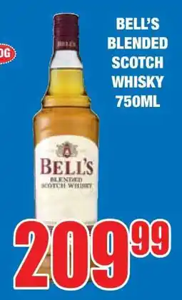 Boxer BELL'S BLENDED SCOTCH WHISKY 750ml offer