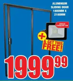 Boxer ALUMINIUM SLIDING DOOR 1800MM X 2100MM offer
