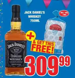 Boxer JACK DANIEL'S WHISKEY 750ML offer
