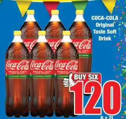 Boxer COCA-COLA Original Taste Soft Drink offer
