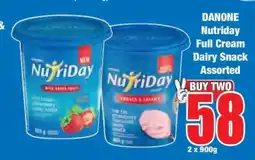 Boxer DANONE Nutriday Full Cream Dairy Snack Assorted offer