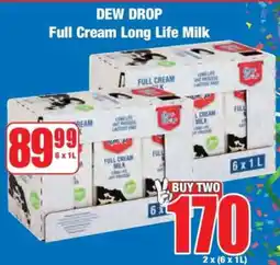 Boxer DEW DROP Full Cream Long Life Milk offer