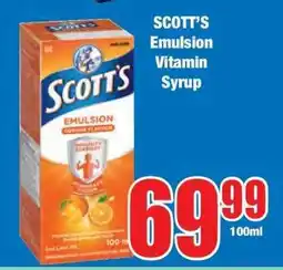 Boxer SCOTT'S Emulsion Vitamin Syrup offer