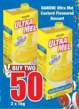 Boxer DANONE ULTRA MEL CUSTARD FLAVOURED DESSERT offer