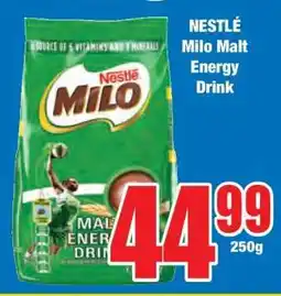 Boxer NESTLÉ Milo Malt Energy Drink offer