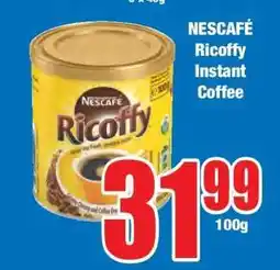 Boxer NESCAFÉ Ricoffy Instant Coffee offer