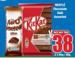 Boxer NESTLÉ Chocolate Slab Assorted offer