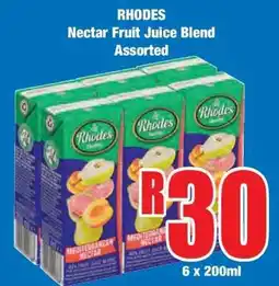Boxer RHODES Nectar Fruit Juice Blend Assorted offer