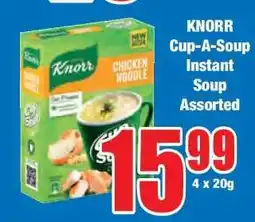 Boxer KNORR Cup-A-Soup Instant Soup Assorted offer