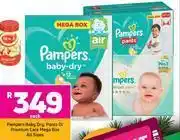Game Pampers Baby Dry, Pants Or Premium Care Mega Box (All Sizes)-Each offer