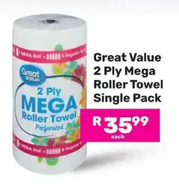 Game Great Value 2 Ply Mega Roller Towel offer