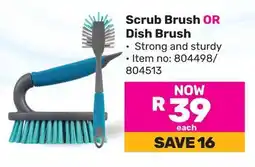 Game Scrub Brush OR Dish Brush offer