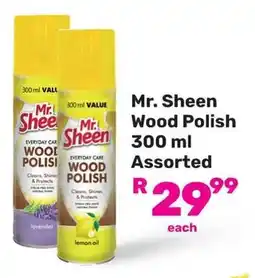 Game Mr. Sheen Wood Polish Assorted offer