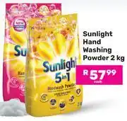 Game Sunlight Hand Washing Powder-2Kg offer