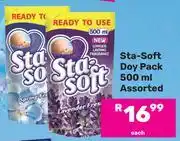 Game Sta Soft Doy Pack Assorted-500ml Each offer