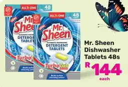 Game Mr. Sheen Dishwasher Tablets offer
