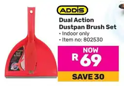 Game Addis Dual Action Dustpan Brush Set offer