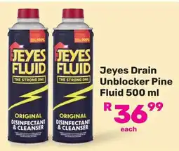 Game Jeyes Drain Unblocker Pine Fluid offer