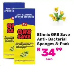 Game Ethnix GR8 Save Anti-Bacterial Sponges offer