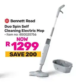 Game Bennett Read Duo Spin Self Cleaning Electric Mop offer