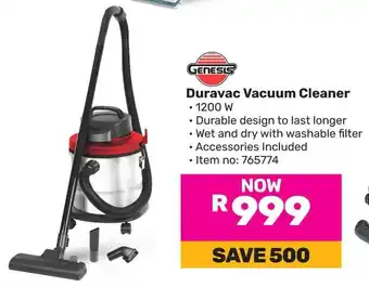 Game Genesis Duravac Vacuum Cleaner offer