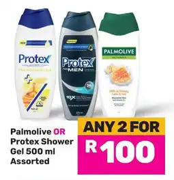 Game Palmolive OR Protex Shower Gel Assorted offer