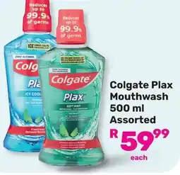 Game Colgate Plax Mouthwash Assorted offer