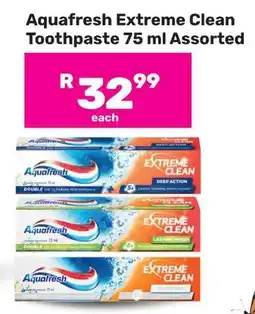 Game Aquafresh Extreme Clean Toothpaste Assorted offer