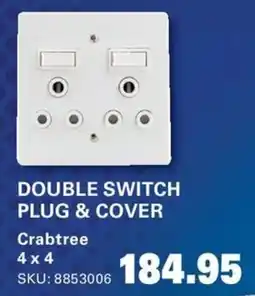Cashbuild Double switch plug & cover offer