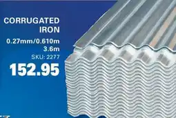 Cashbuild Corrugated iron offer